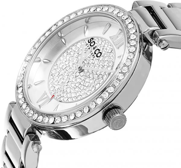 SO&CO New York Madison Women`s Silver Dial Stainless Steel  display picture 1
