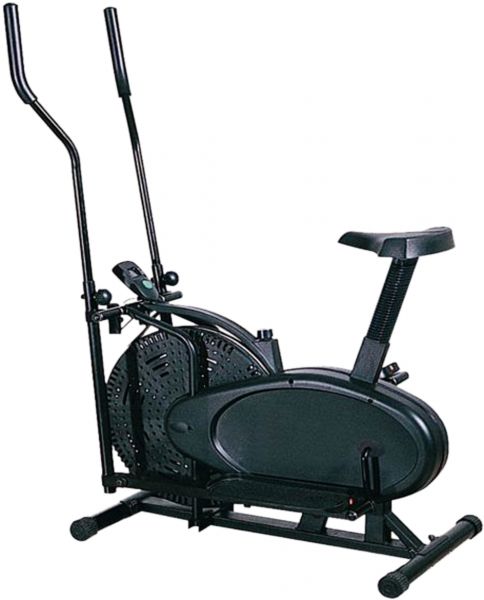 Life Power 2 in 1 Orbitrac Elliptical Bike 4010 - Black