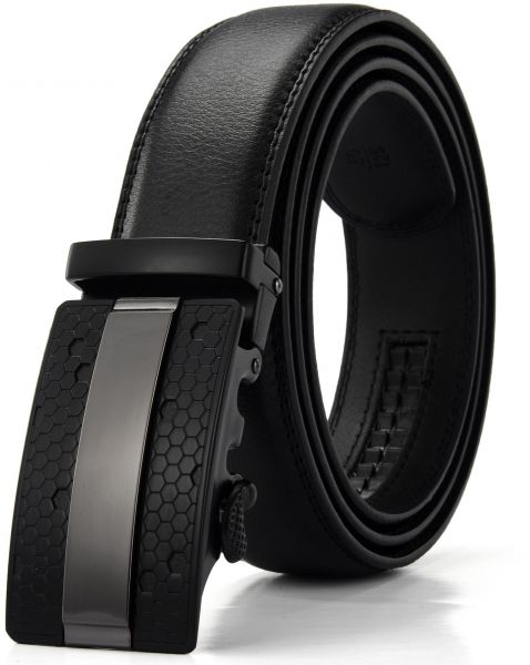 Black Leather Belt For Men