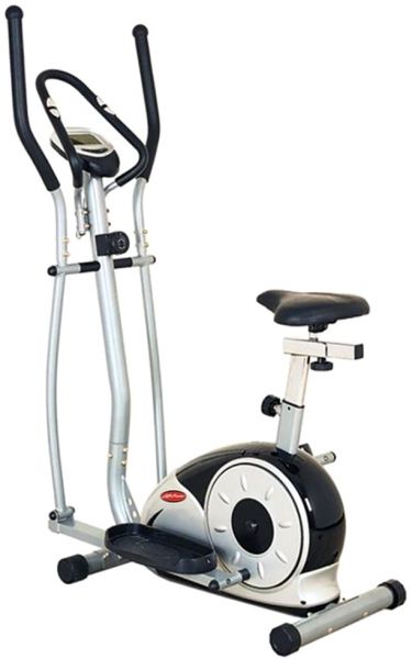 Life Power W-Saddle Elliptical Bike - SG515EA-SIL-BLA