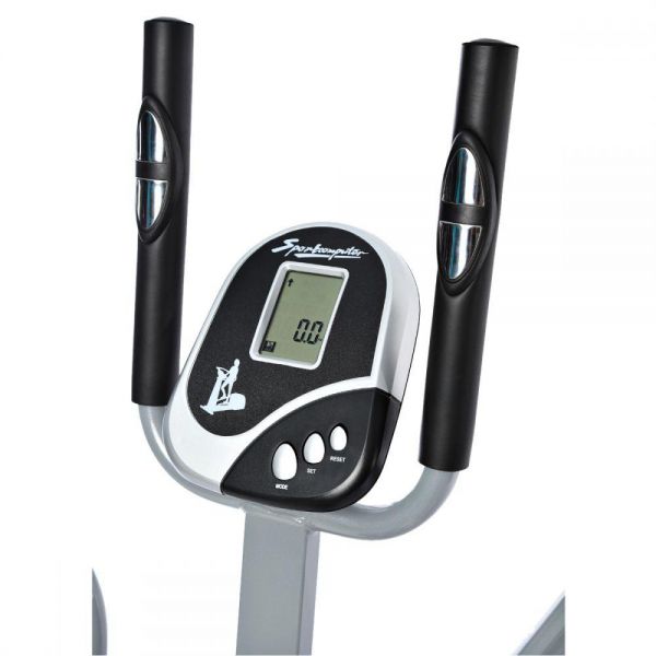 Marshal Fitness Black Dual-Action Stationary Exercise Bike