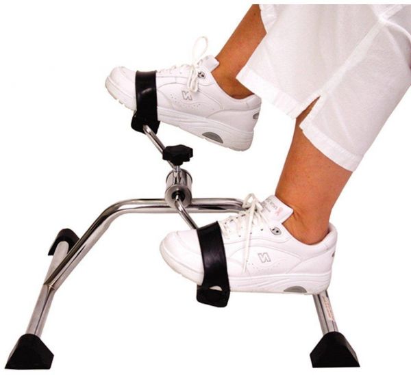 Arm and Leg Exerciser Pedal Exercise Portable Bike Mini Exercise Bike for Physical Therapy