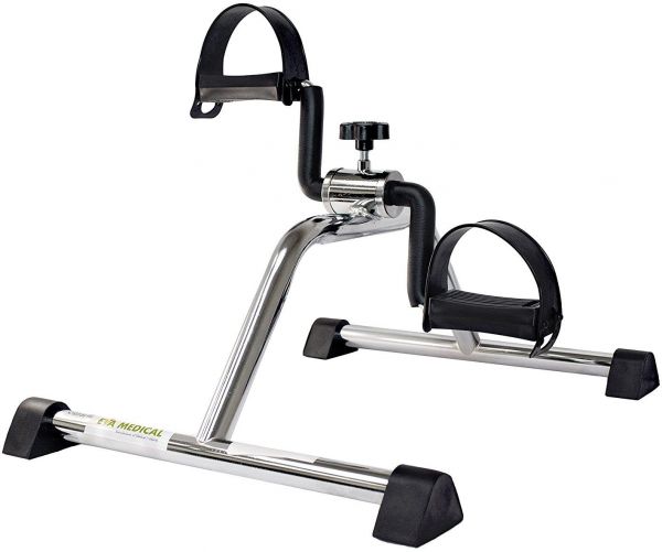 Arm and Leg Exerciser Pedal Exercise Portable Bike Mini Exercise Bike for Physical Therapy