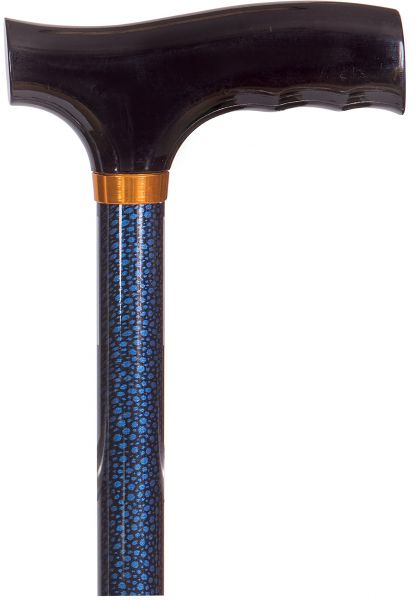 DMI Lightweight Aluminum Walking Cane with Derby-Top Handle, Floral