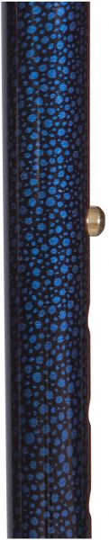 DMI Lightweight Aluminum Walking Cane with Derby-Top Handle, Floral