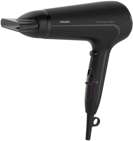 Philips HP8230 Thermo Protect Hair Dryer 2100 watt with Cool Shot , High Gloss & Mat Black