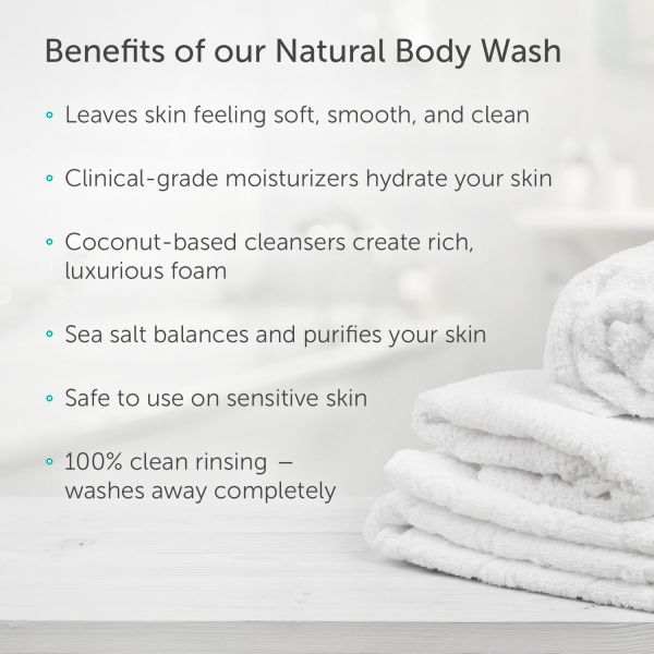 Puracy Natural Body Wash, Citrus and Sea Salt, 16 Fluid Ounce