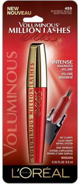 L`Oreal Paris Voluminous Million Lashes Excess Mascara - 0.31 oz., 459 Blackest Black