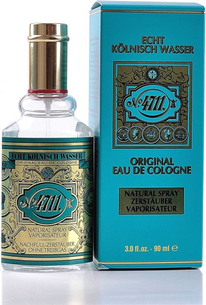 Echt Kolnisch Wasser No4711. For Men And Women 90ml -EDC- Natural Spray Zerstauber Vaporisateur