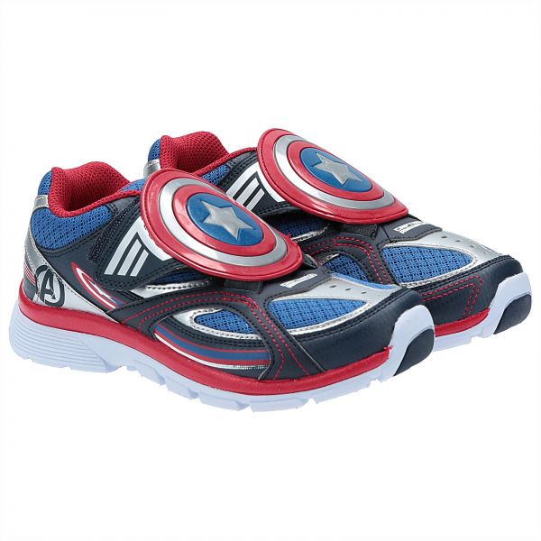 Stride Rite Captain America Fashion Sneakers for Boys - Multi Color