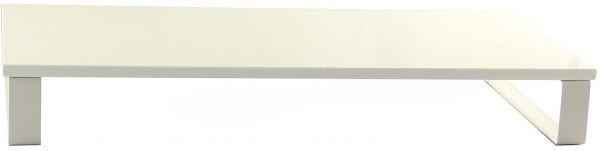 Computer Monitor Riser TV Stand Desktop Stand White size H 8.5 cm x W 60 cm x D 26 cm