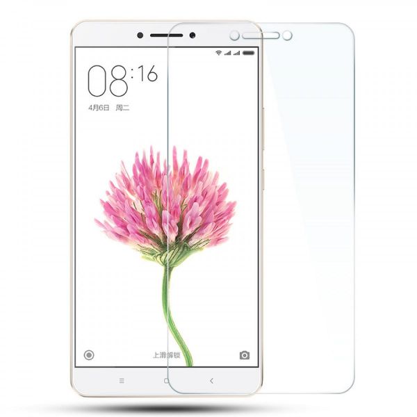 Tempered Glass Screen Protector & Silicone Case Cover For Xiaomi Mi Max/ Mi Max Pro - Transparent