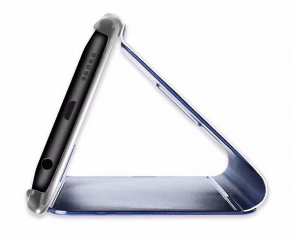 Samsung Galaxy S9 Plus Clear View Original Mirror case Flip Cover Stand - Black