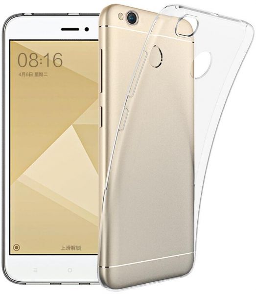 Ultra Thin Soft TPU Clear Back Cover For Xiaomi Redmi 4X