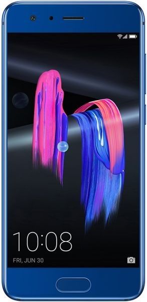 Honor 9 Dual Sim- 64GB, 4GB RAM, 4G LTE, Sapphire Blue with Sandisk 64GB Micro SD Card