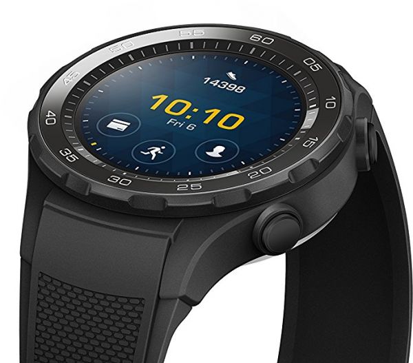 Huawei Watch 2 Smart Watch - WiFi, Carbon Black - LEO-BX9