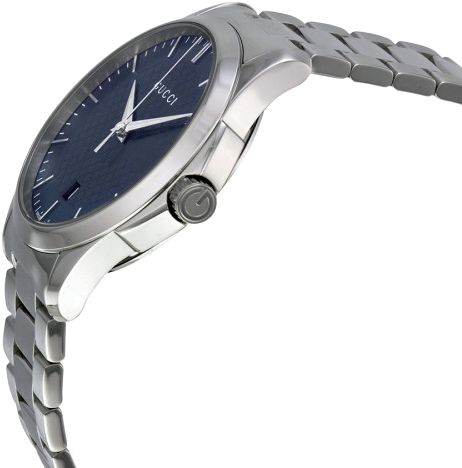 Blue Dial Stainless Steel Band Watch 