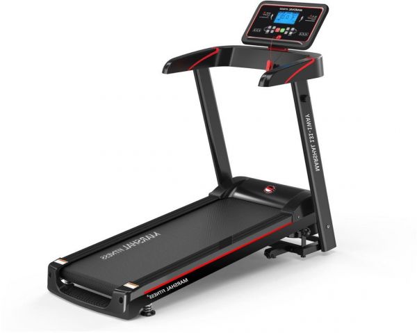 Marshal Fitness Folding Electric Home Use Treadmill Space Saving Motorized Running Machine Easy for Assembling-Mf-130-1 way